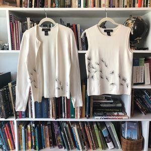 Nicole Miller Collection vintage sweater and sweater vest